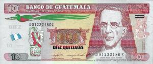 Gallery image for Guatemala p123Ac: 10 Quetzales