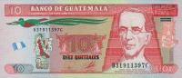 Gallery image for Guatemala p123a: 10 Quetzales