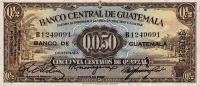 p19a from Guatemala: 0.5 Quetzal from 1946