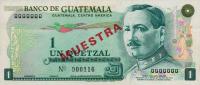Gallery image for Guatemala p59s: 1 Quetzal