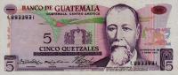 Gallery image for Guatemala p60b: 5 Quetzales