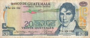 Gallery image for Guatemala p62a: 20 Quetzales
