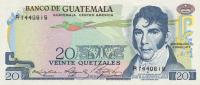 Gallery image for Guatemala p62b: 20 Quetzales
