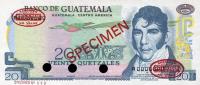Gallery image for Guatemala p62s: 20 Quetzales