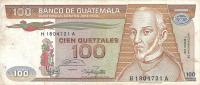 p71a from Guatemala: 100 Quetzales from 1983