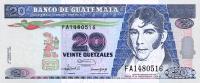 p83a from Guatemala: 20 Quetzales from 1992