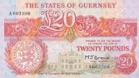 Gallery image for Guernsey p51b: 20 Pounds