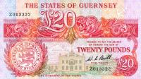 Gallery image for Guernsey p51r: 20 Pounds