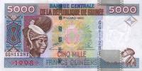 Gallery image for Guinea p38: 5000 Francs