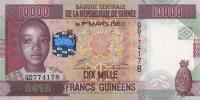 p46 from Guinea: 10000 Francs from 2012