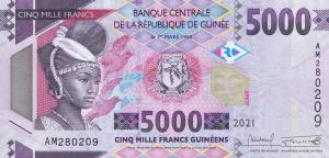 Gallery image for Guinea p49c: 5000 Francs