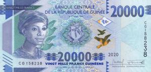p50c from Guinea: 20000 Francs from 2020