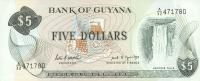 Gallery image for Guyana p22e: 5 Dollars