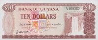 p23d from Guyana: 10 Dollars from 1966
