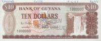 Gallery image for Guyana p23s: 10 Dollars