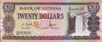 Gallery image for Guyana p30a: 20 Dollars