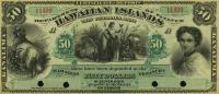 p3b from Hawaii: 50 Dollars from 1879