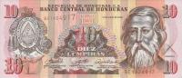 p86d from Honduras: 10 Lempiras from 2006