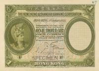 p172ct from Hong Kong: 1 Dollar from 1926