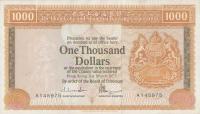 p190a from Hong Kong: 1000 Dollars from 1977