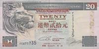 p201b from Hong Kong: 20 Dollars from 1995