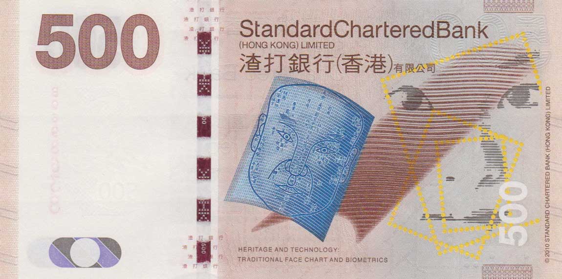 Back of Hong Kong p300d: 500 Dollars from 2014