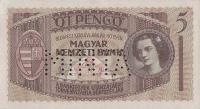 p104a from Hungary: 5 Pengo from 1938