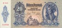 p109 from Hungary: 20 Pengo from 1941