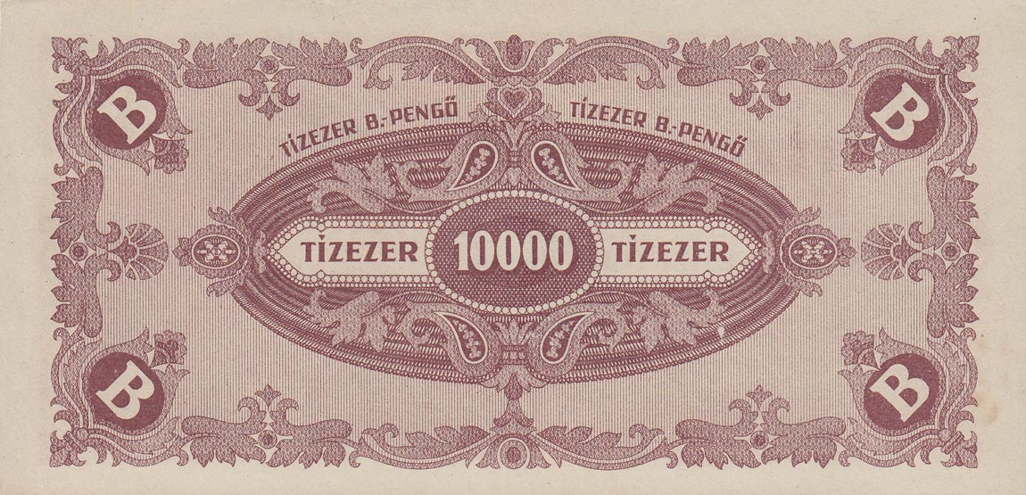 Back of Hungary p132: 10000 BPengo from 1946