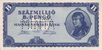 p136s from Hungary: 100000000 BPengo from 1946