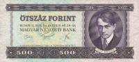 p172b from Hungary: 500 Forint from 1975