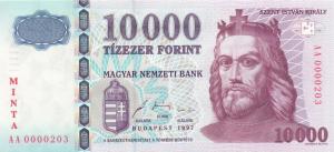p183s from Hungary: 10000 Forint from 1997