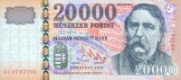 p184a from Hungary: 20000 Forint from 1999