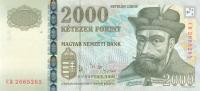 p190d from Hungary: 2000 Forint from 2005