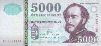 Gallery image for Hungary p199b: 5000 Forint