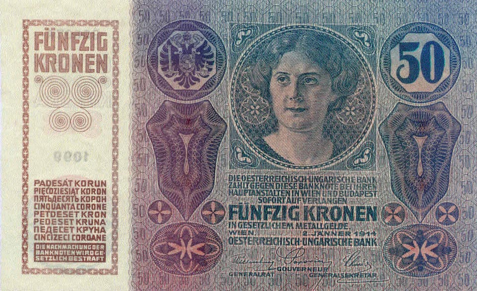 Back of Hungary p25: 50 Korona from 1920