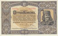 p62 from Hungary: 50 Korona from 1920