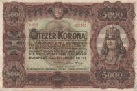 p67a from Hungary: 5000 Korona from 1920