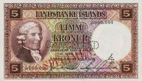 p27s from Iceland: 5 Kronur from 1928