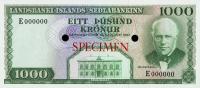 p41ct from Iceland: 1000 Kronur from 1957