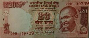 Gallery image for India p103r: 20 Rupees