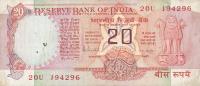 Gallery image for India p82g: 20 Rupees