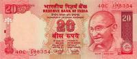 Gallery image for India p89Ag: 20 Rupees