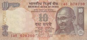 Gallery image for India p89b: 10 Rupees