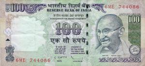 Gallery image for India p98w: 100 Rupees