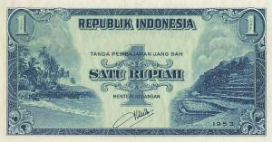 p40r from Indonesia: 1 Rupiah from 1953