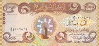 p104 from Iraq: 1000 Dinars from 2018