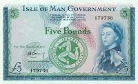 p26a from Isle of Man: 5 Pounds from 1961