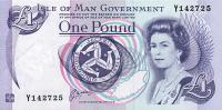 Gallery image for Isle of Man p40b: 1 Pound from 1983