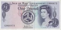p29e from Isle of Man: 1 Pound from 1972